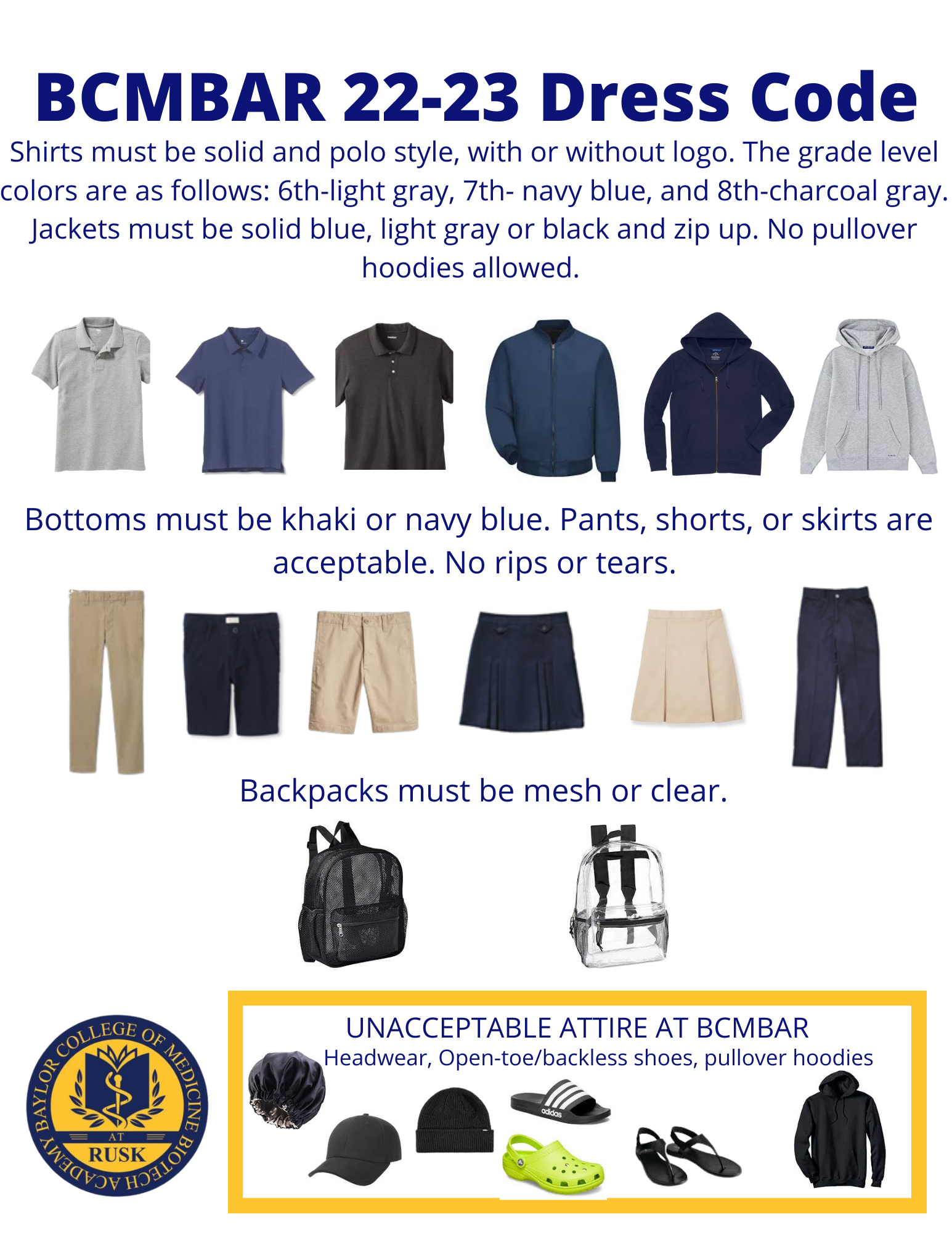 2022-2023 Dress Code